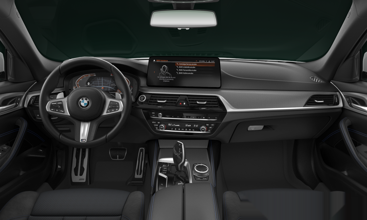 Interior of BMW 520d xDrive (G30 (MUE)), VIN WBA51BL0X0WX26467