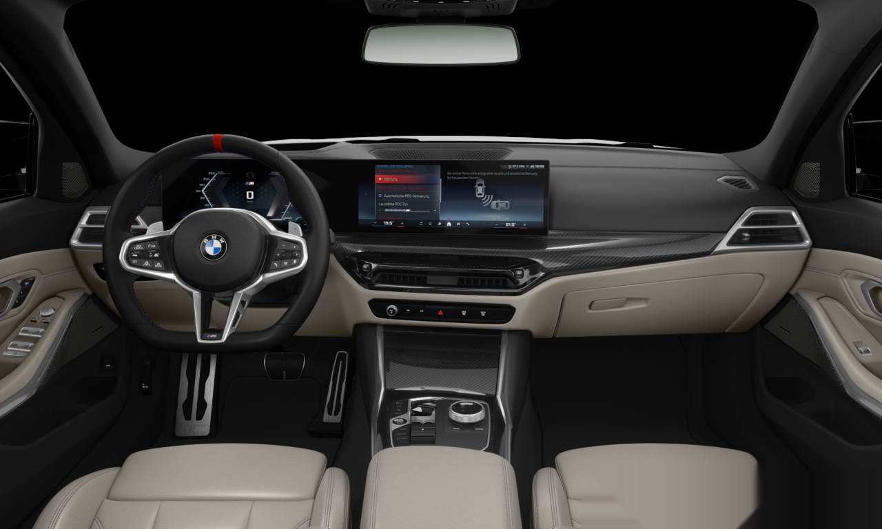 Interior of BMW M340i (G20 (MUE)), VIN WBA51FT03TFW94165