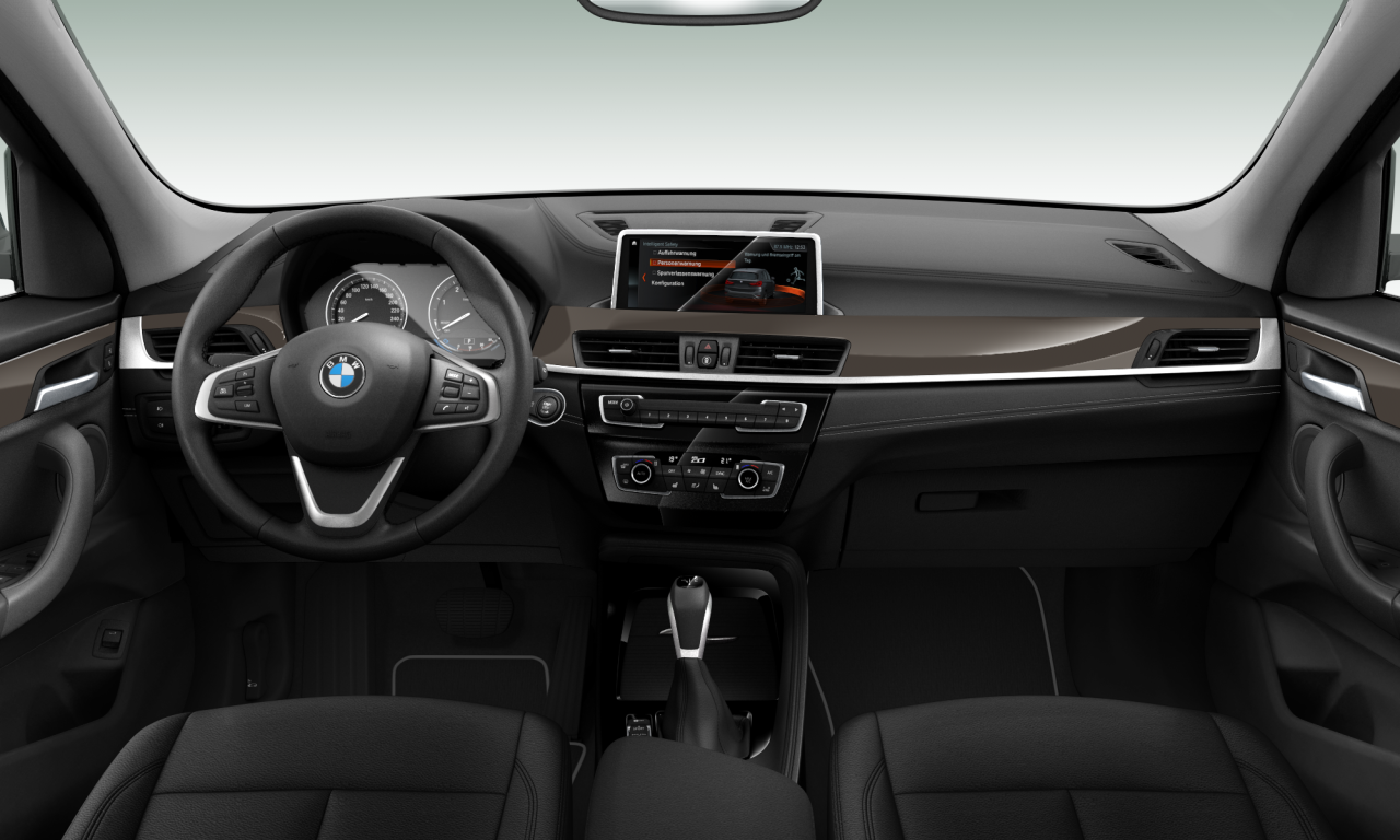 Interior of BMW X1 sDrive18d (F48 (MUE)), VIN WBA52AC0105V14053