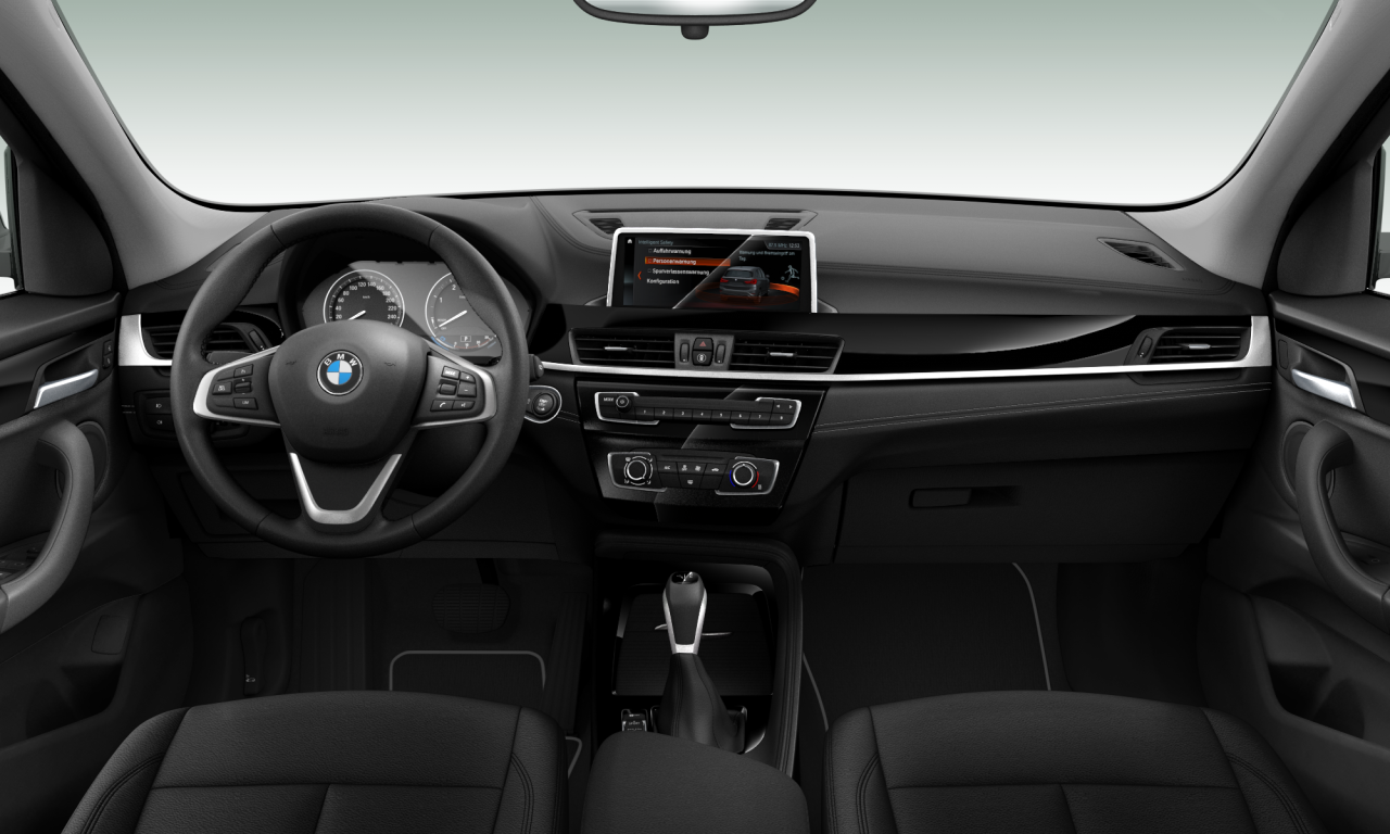 Interior of BMW X1 sDrive18d (F48 (MUE)), VIN WBA52AC0905R75663