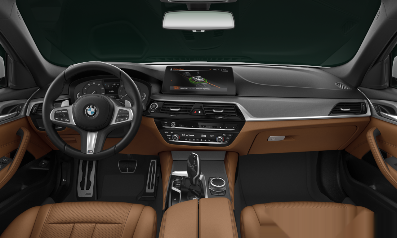 Interior of BMW 530i (G30 (MUE)), VIN WBA53BH06PCN11540