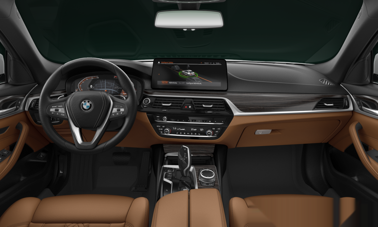 Interior of BMW 530i (G30 (MUE)), VIN WBA53BH09PWY09725