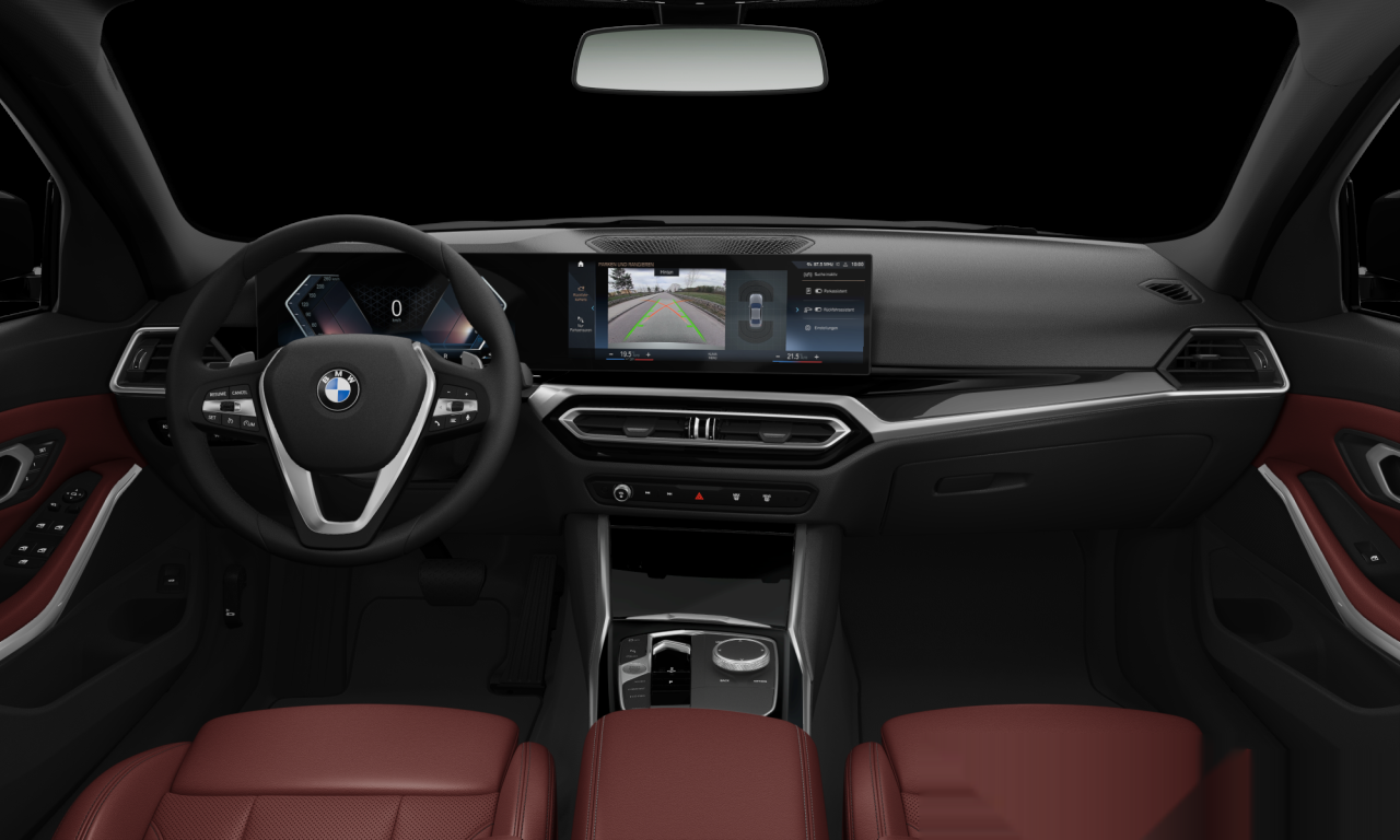 Interior of BMW 320i (G20 (MUE)), VIN WBA58FF05R8D84428
