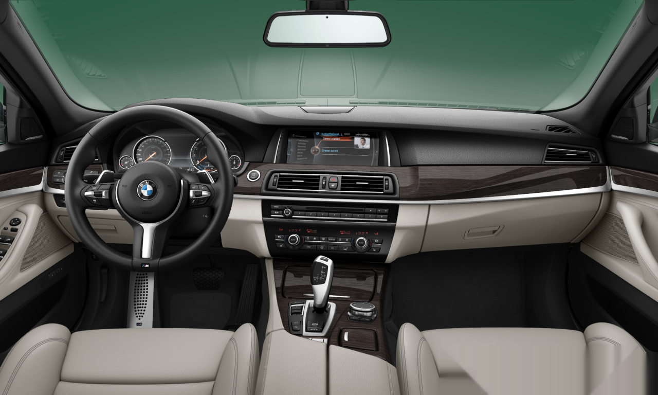 Interior of BMW 520i (F10 (MUE)), VIN WBA5A32070G558174