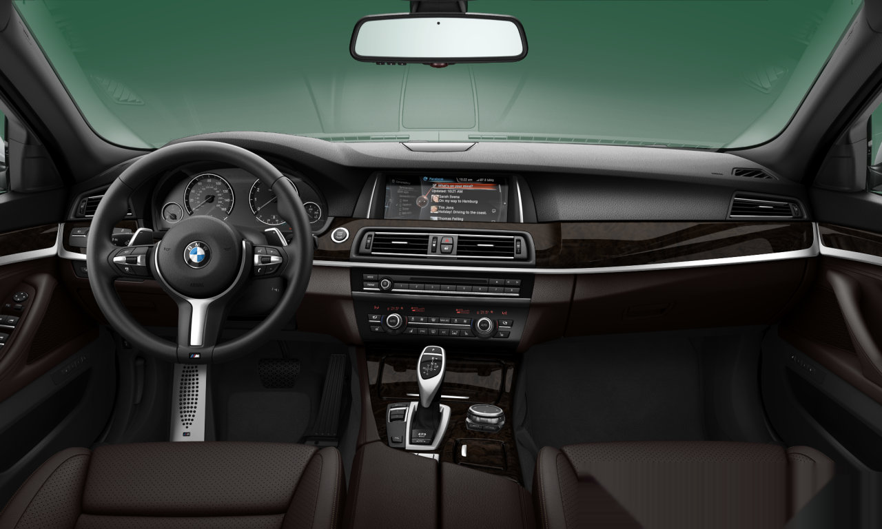 Interior of BMW 535i (F10 (MUE)), VIN WBA5B1C58ED478726