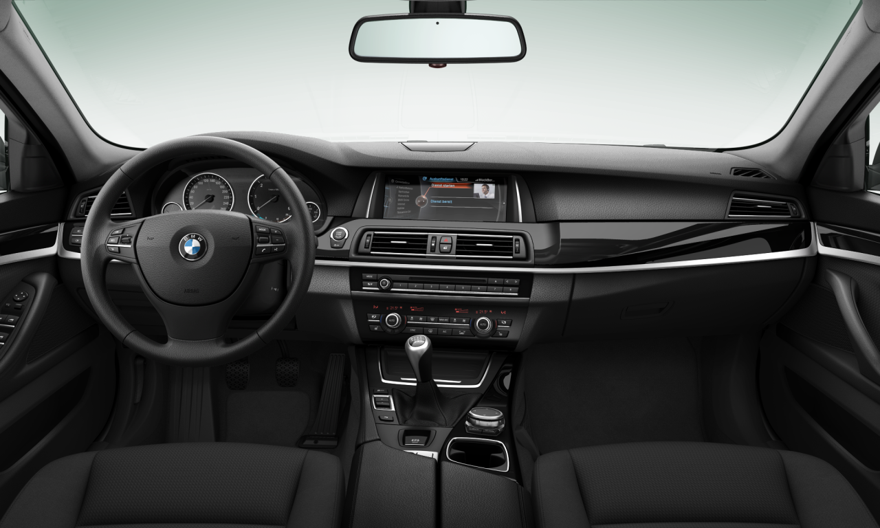 Interior of BMW 520d (F10 (MUE)), VIN WBA5C31030D047316