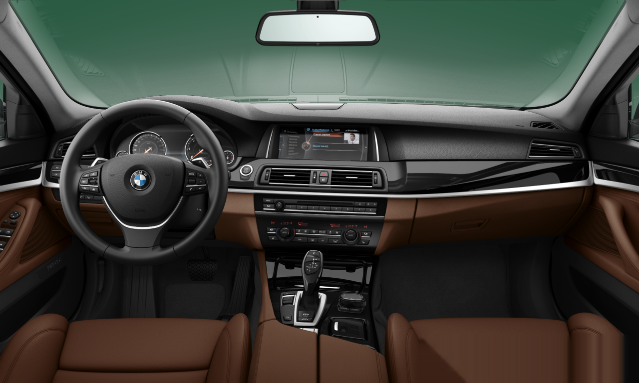 Interior of BMW 525d (F10 (MUE)), VIN WBA5C71020D054006