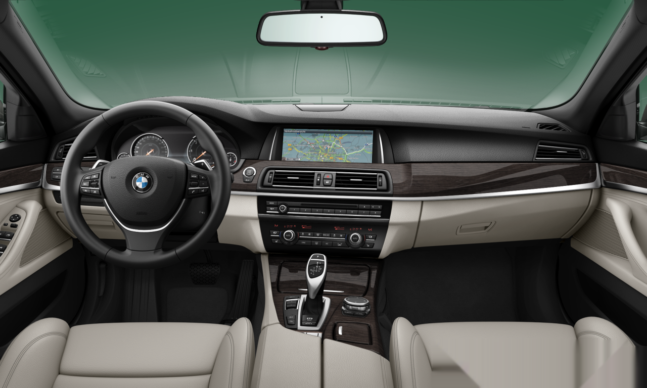 Interior of BMW 530d xDrive (F10 (MUE)), VIN WBA5D31000D576204