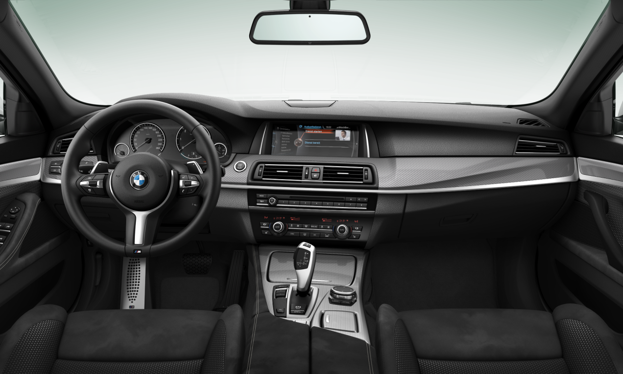 Interior of BMW 520d (F10 (MUE)), VIN WBA5E51050G105558