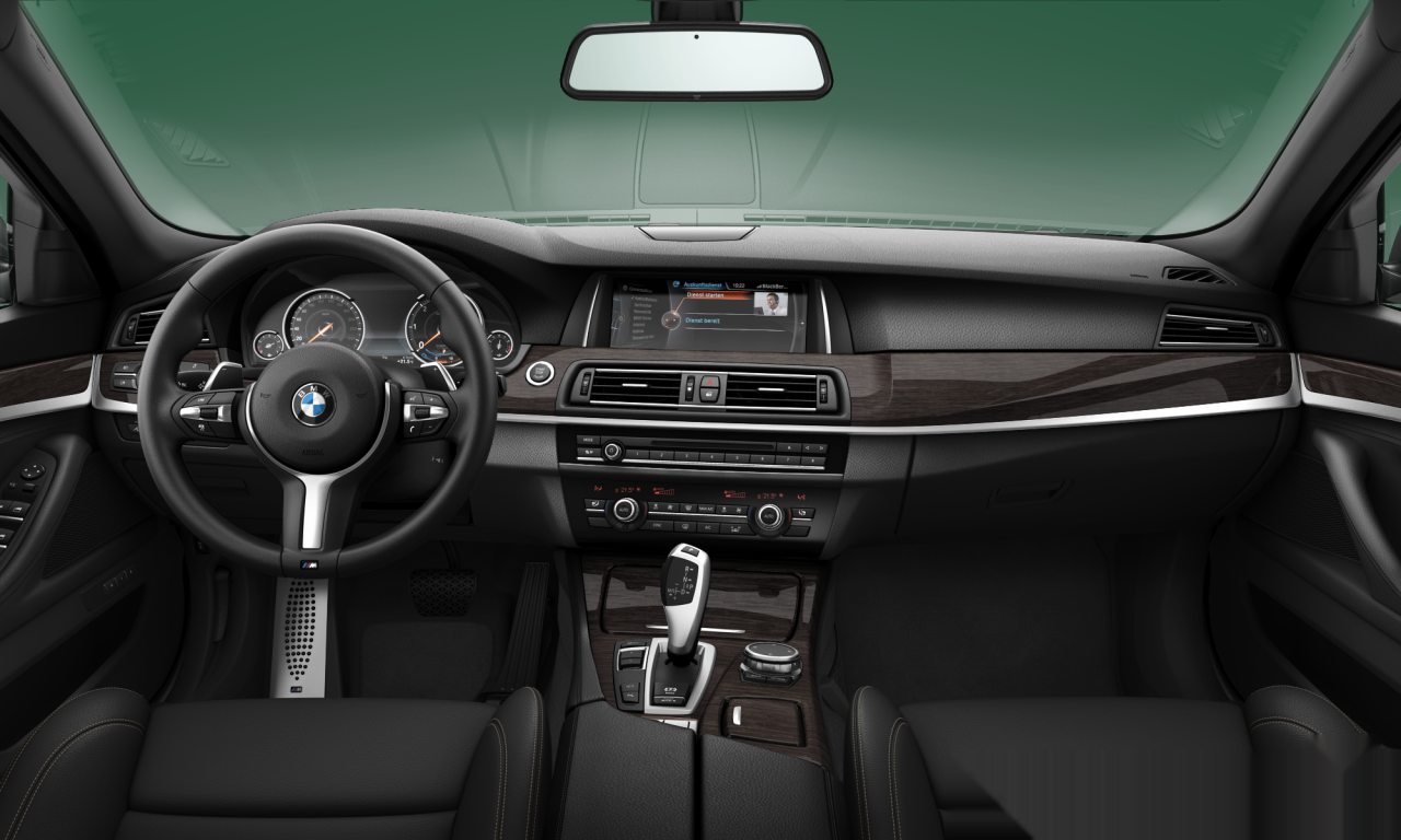 Interior of BMW 520d (F10 (MUE)), VIN WBA5E52070G110162