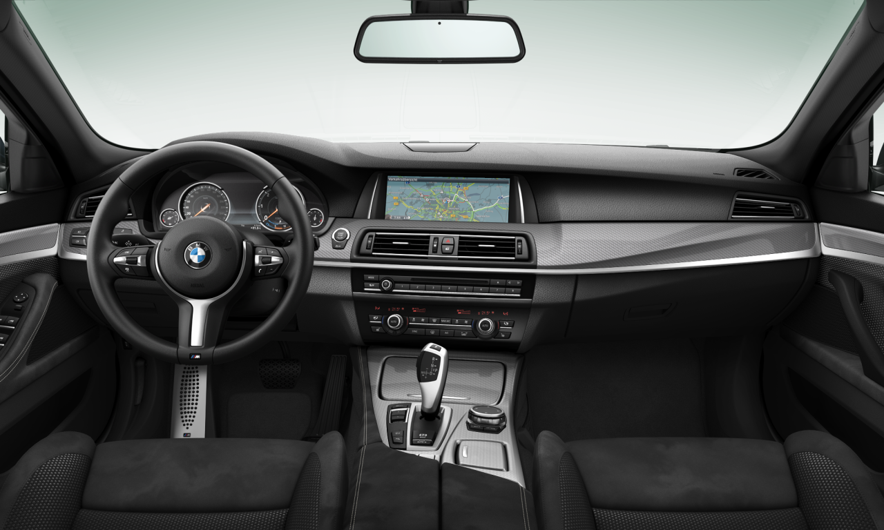 Interior of BMW 520d xDrive (F10 (MUE)), VIN WBA5E71010G152825