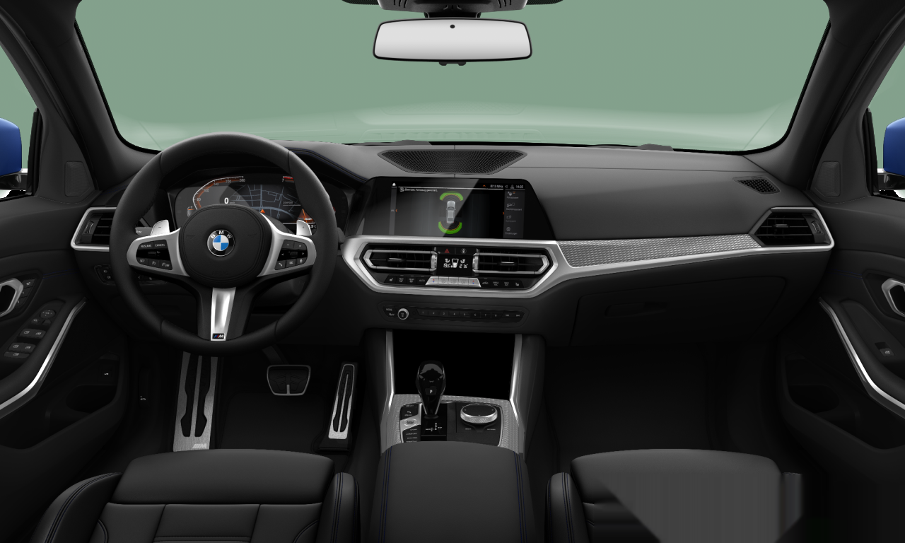Interior of 2020 BMW 320i (G20), VIN WBA5F31030FJ62168