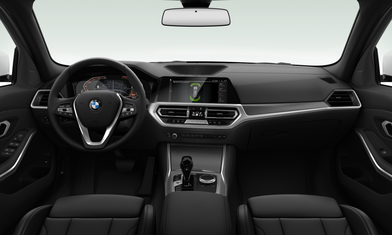 Interior of BMW 320i (G20), VIN WBA5F31080FM95692