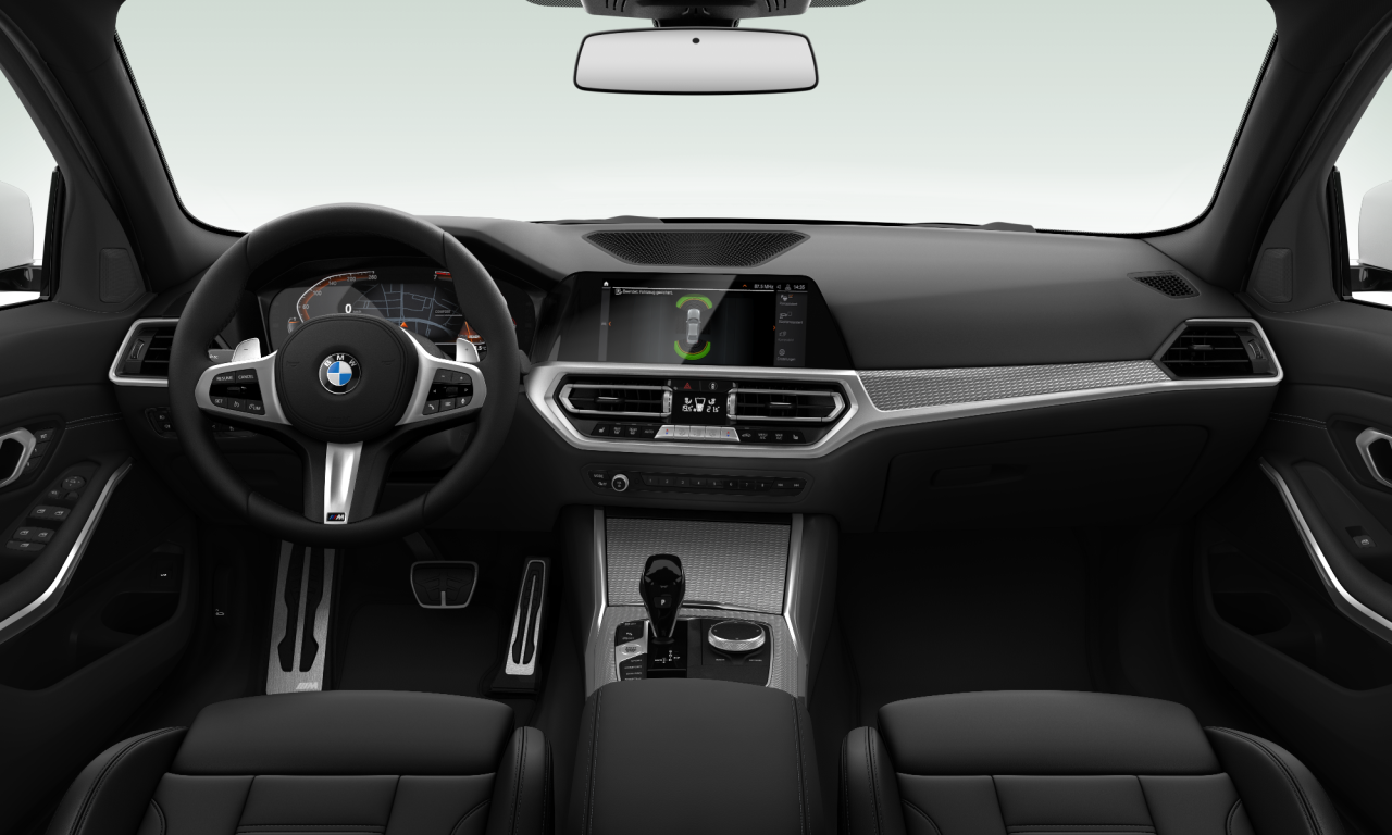 Interior of BMW 320i (G20), VIN WBA5F32050FJ49730