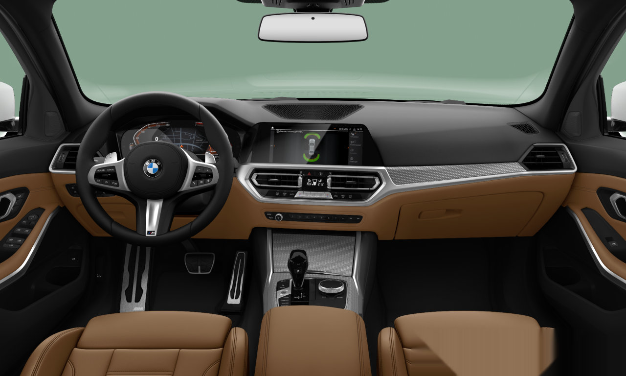 Interior of BMW 320i (G20), VIN WBA5F32080FJ08105