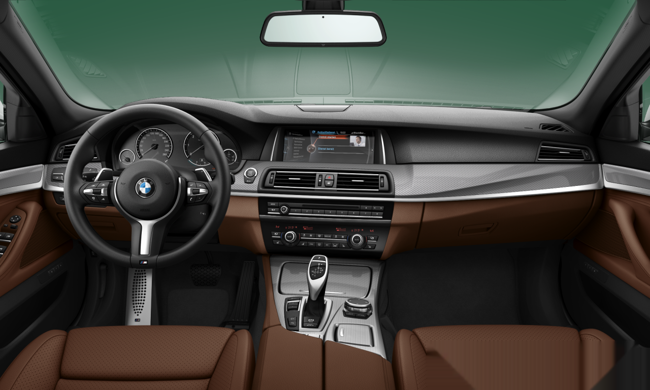 Interior of BMW 535d xDrive (F11 (MUE)), VIN WBA5K71010G295007