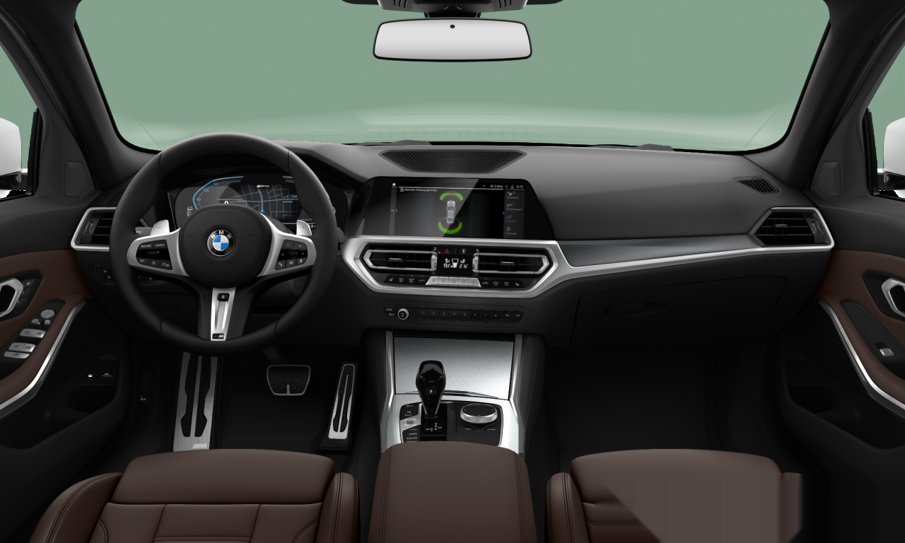 Interior of BMW 330e (G20), VIN WBA5P7103MFL32622