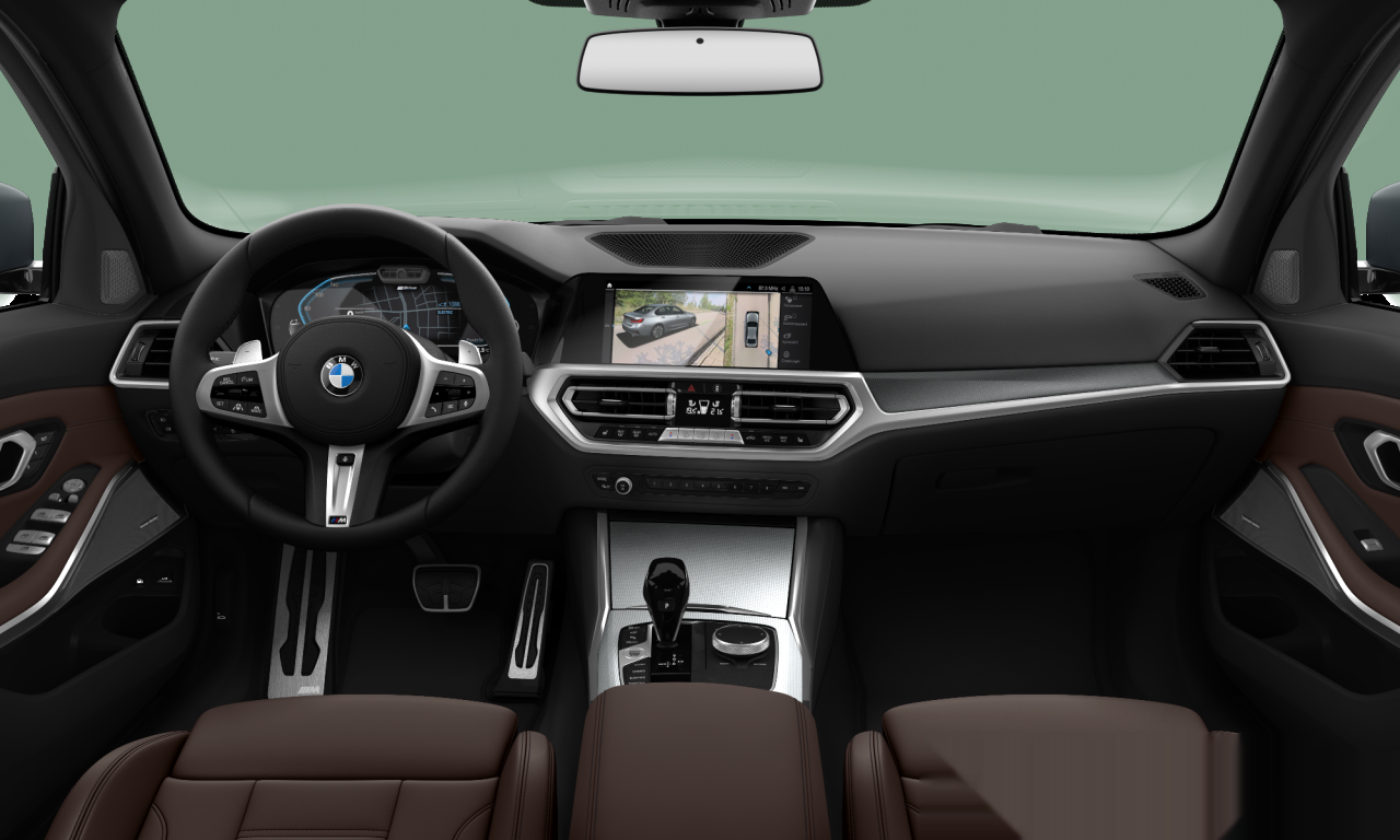 Interior of BMW 330e (G20), VIN WBA5P7104MFL41538