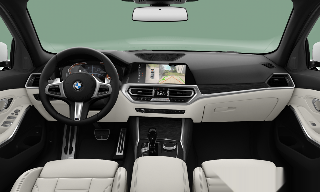 Interior of BMW 330i (G20), VIN WBA5R100908C22412