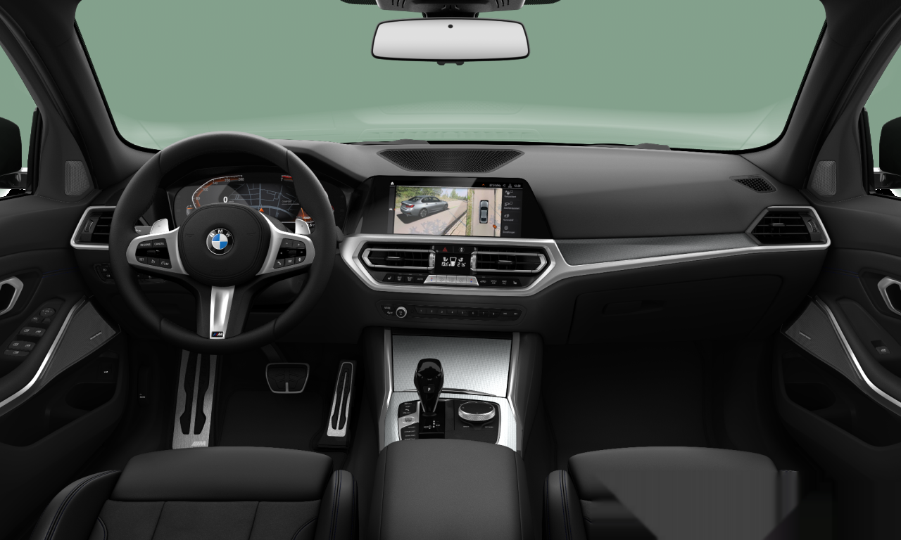 Interior of BMW 330i (G20), VIN WBA5R11010FH27970