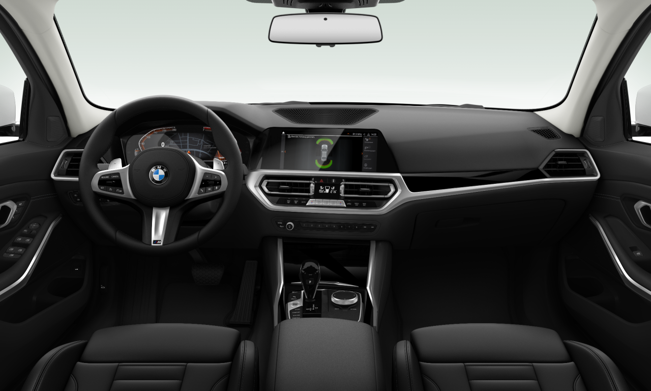 Interior of BMW 330i (G20), VIN WBA5R1105NFN03735
