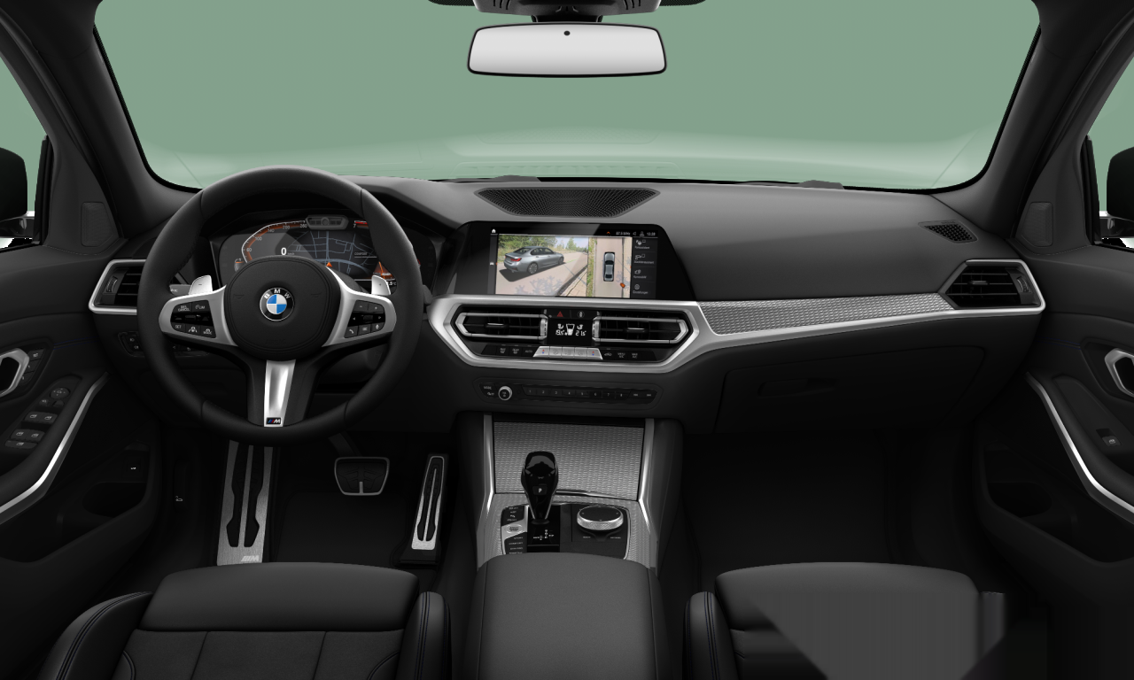 Interior of BMW 330i (G20), VIN WBA5R12010AK71039