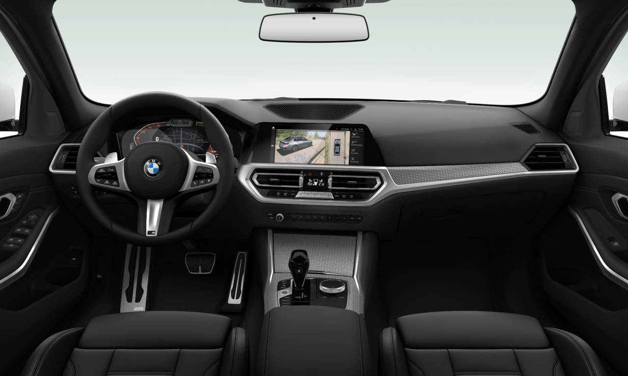 Interior of BMW 330i (G20), VIN WBA5R12080AK74536