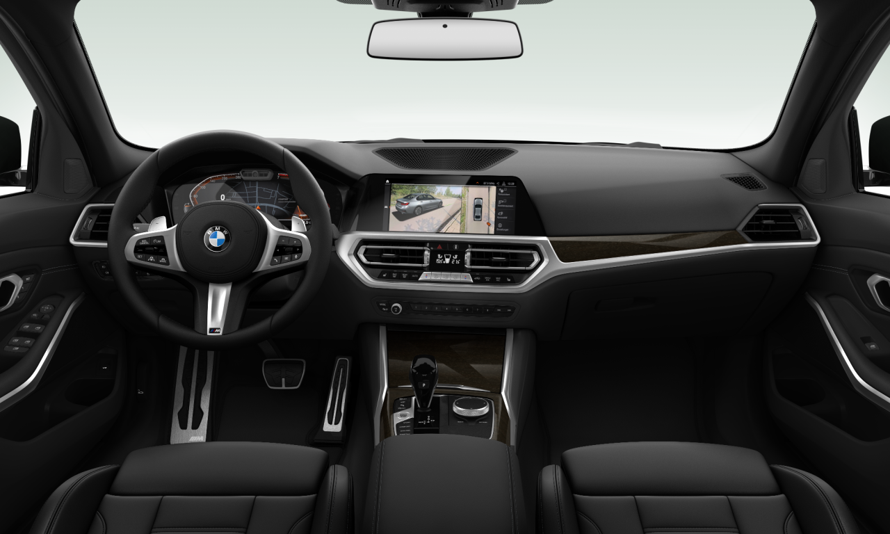 Interior of BMW 330i (G20), VIN WBA5R120X0AE80766