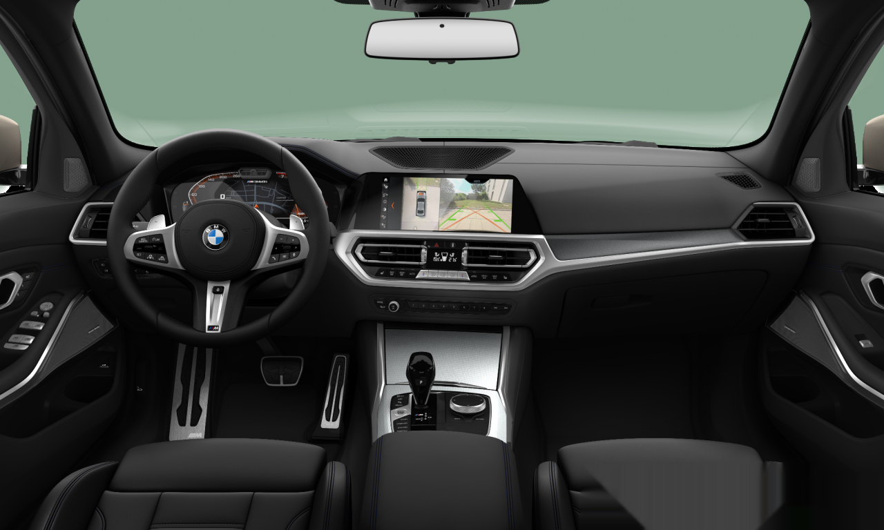 Interior of BMW M340i xDrive (G20), VIN WBA5U91030FJ48232