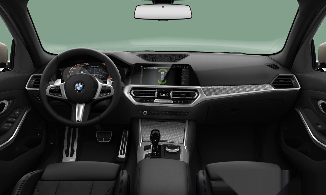 Interior of BMW M340i xDrive (G20), VIN WBA5U9107NFN20114