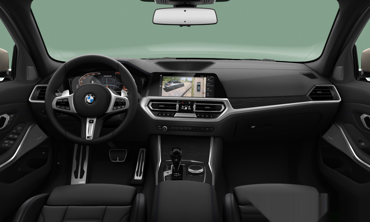 Interior of BMW M340i xDrive (G20), VIN WBA5U9C0XLA383385