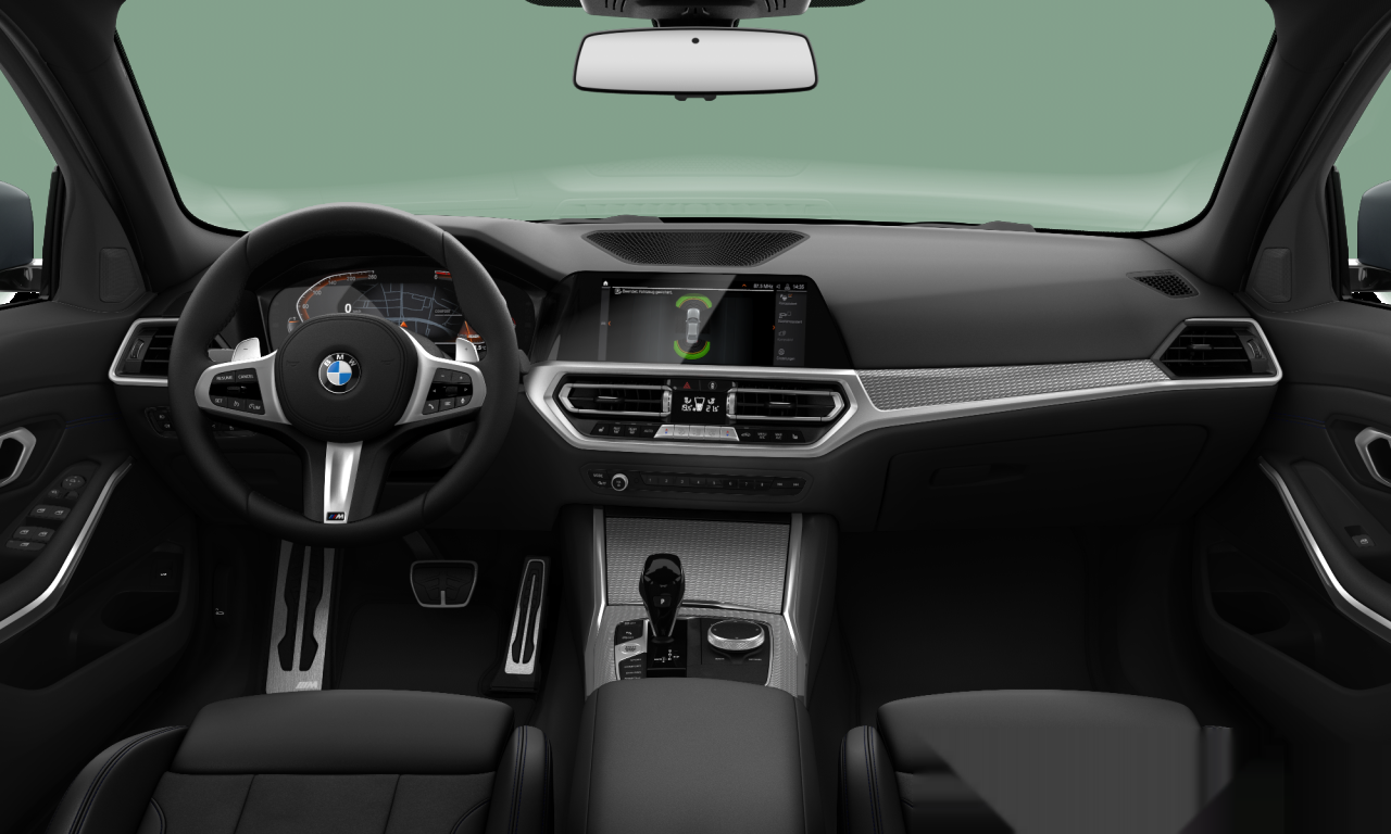 Interior of 2019 BMW 320d (G20), VIN WBA5V51050FH89407