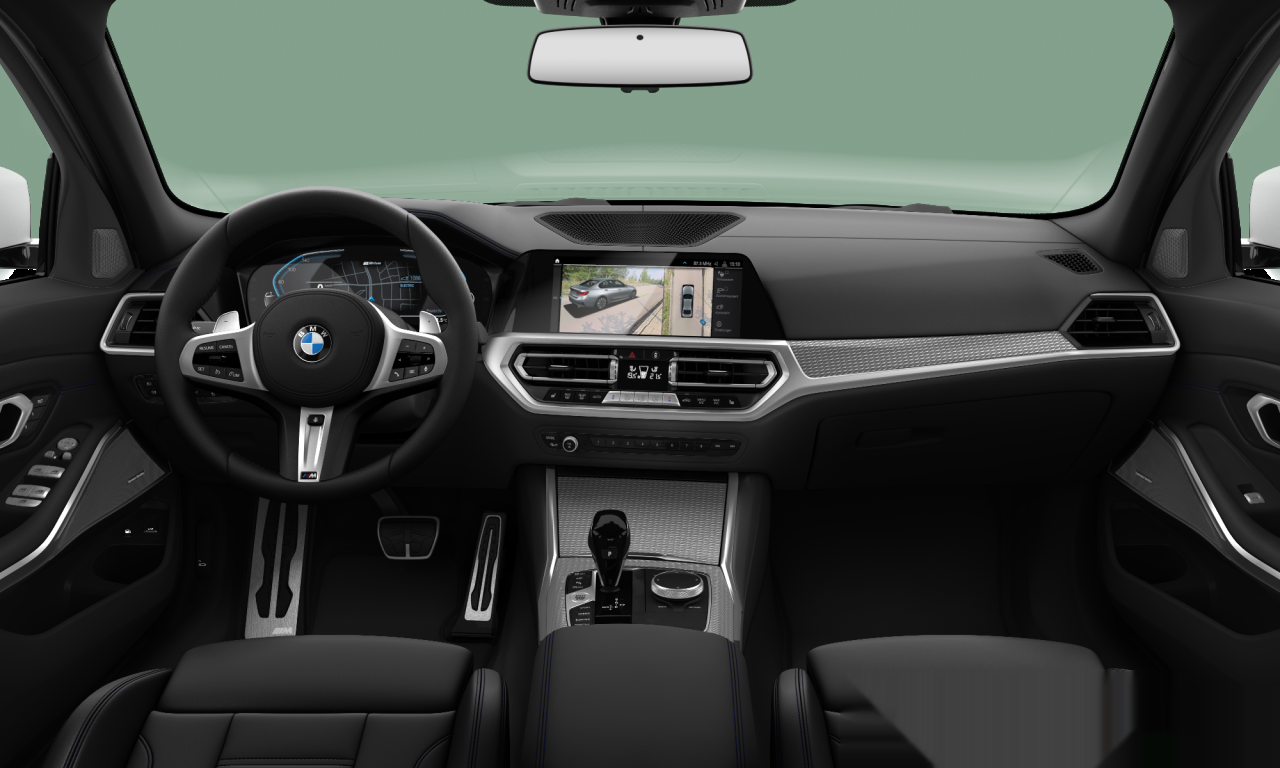 Interior of BMW 330e (G20), VIN WBA5X71020FH80637