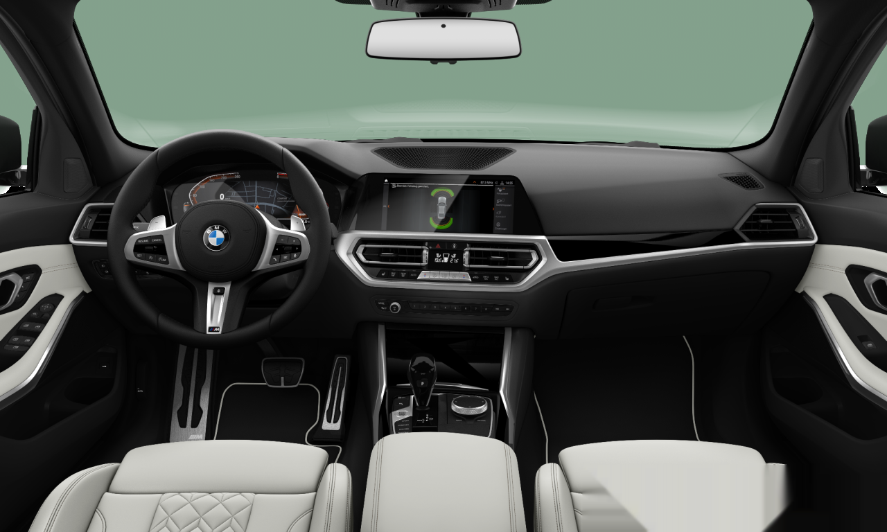 Interior of BMW 330d (G20), VIN WBA5X91070FM95229