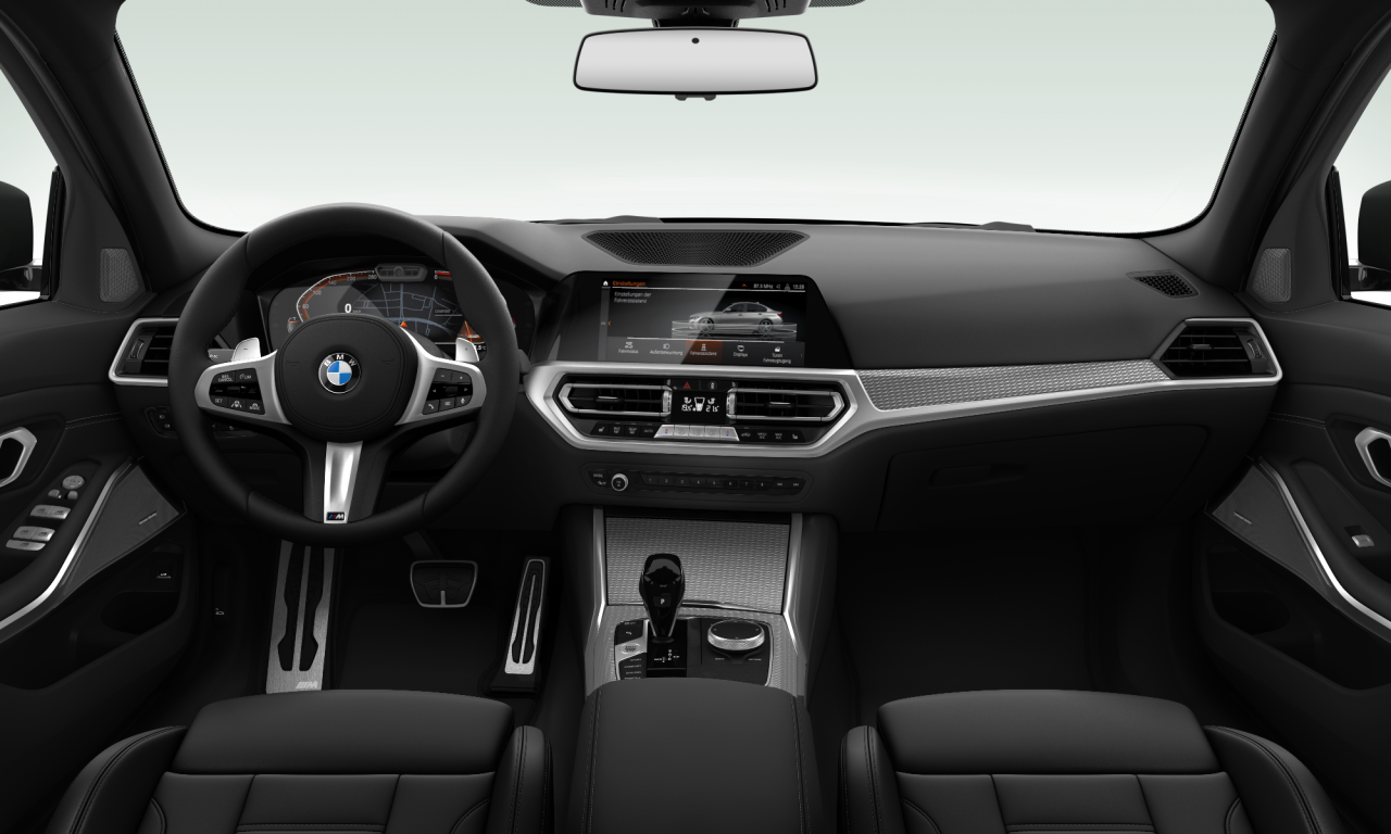 Interior of 2021 BMW 330d xDrive (G20), VIN WBA5Y11060FK84618