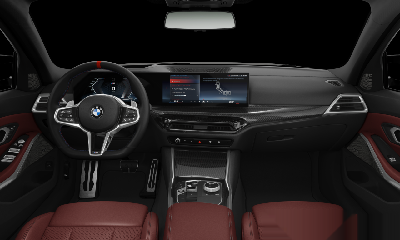 Interior of BMW M340i xDrive (G20 (MUE)), VIN WBA60FT0608G69349
