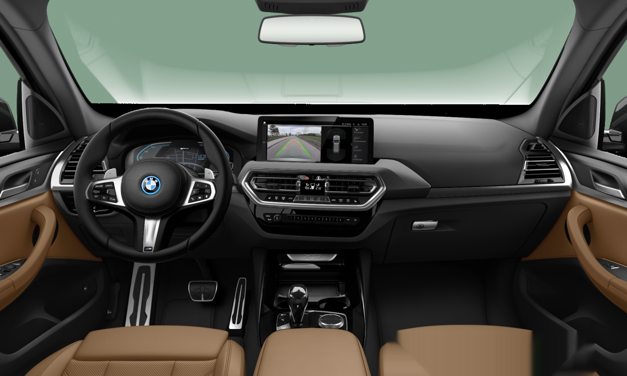 Interior of 2022 BMW X3 xDrive30e (G01 (MUE)), VIN WBA61DP0309P53440
