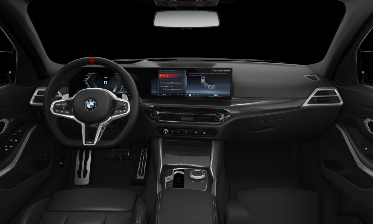 Interior of BMW M340d xDrive (G20 (MUE)), VIN WBA68FU0X08F45608