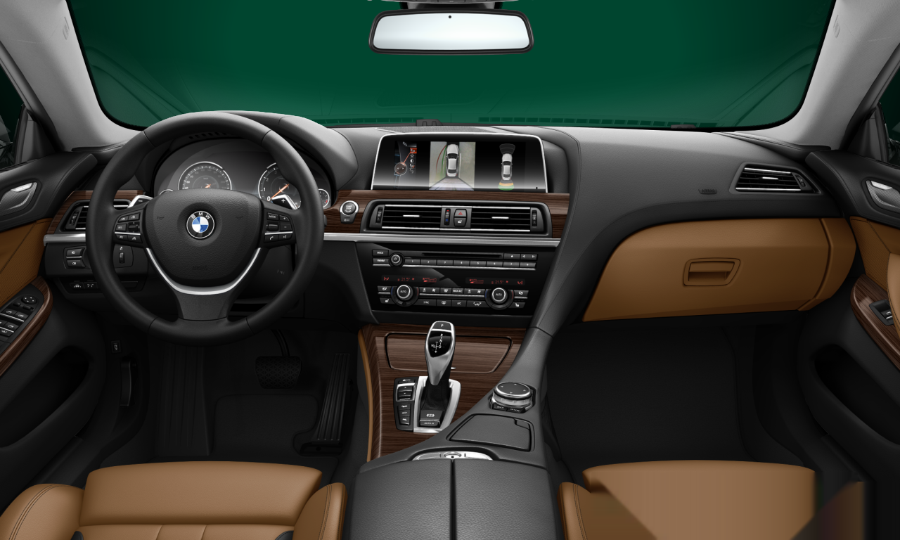 Interior of 2015 BMW 640i xDrive (F06 (MUE)), VIN WBA6D21070D927950