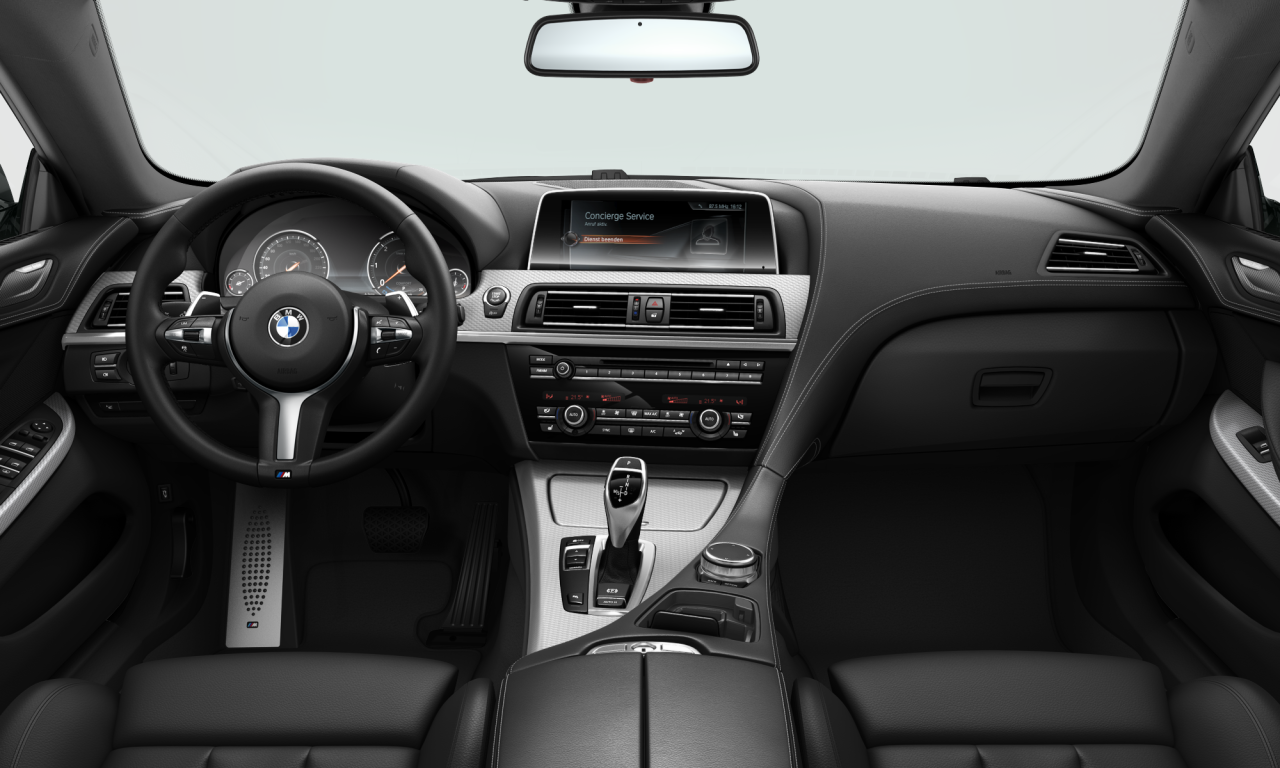 Interior of BMW 640d (F06 (MUE)), VIN WBA6E22030G790242