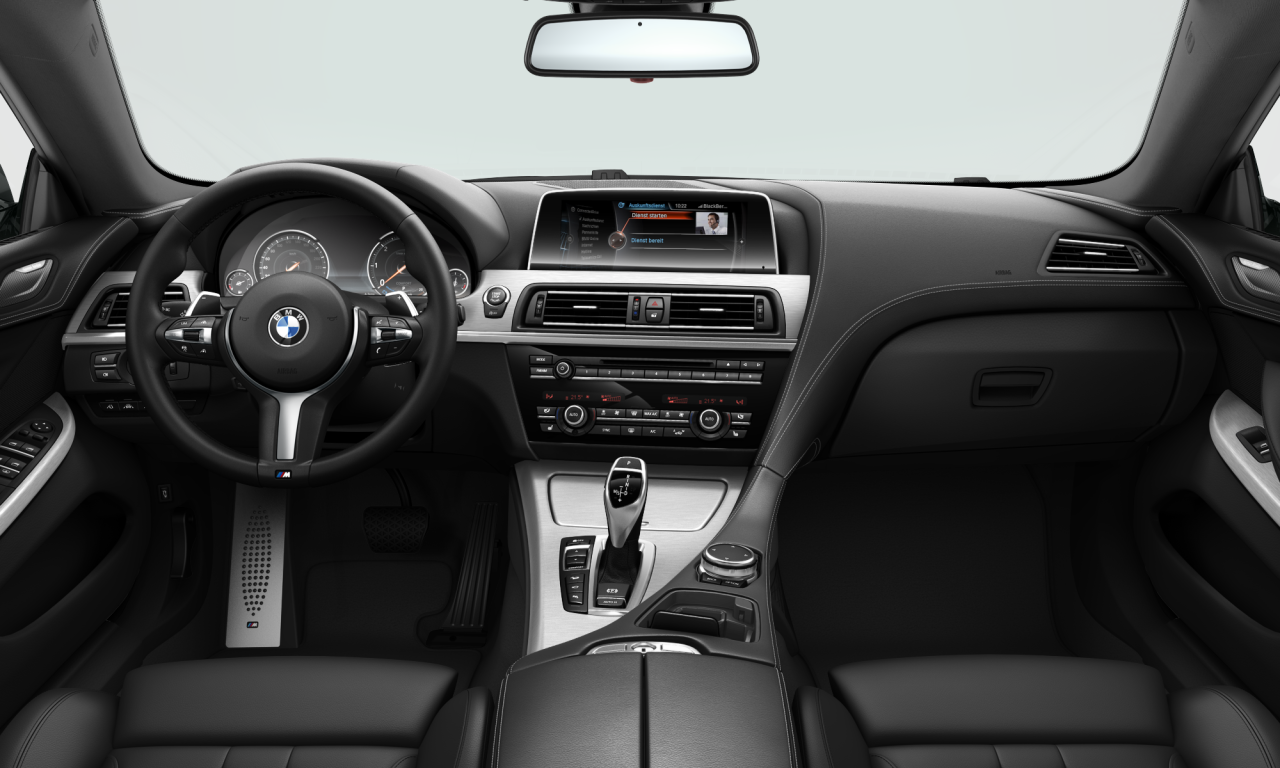 Interior of BMW 640d xDrive (F06 (MUE)), VIN WBA6E41030G377069