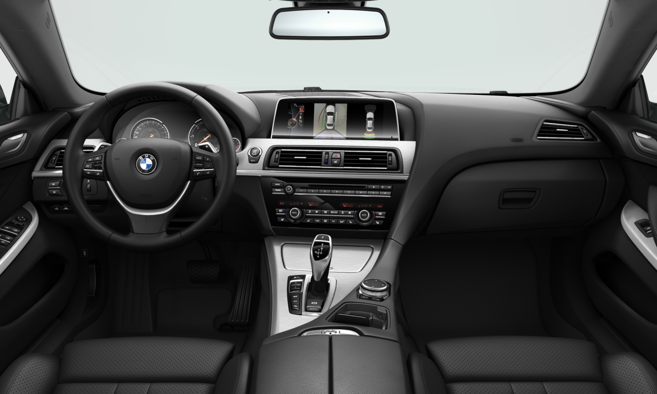 Interior of BMW 640d xDrive (F06 (MUE)), VIN WBA6E410X0G378252