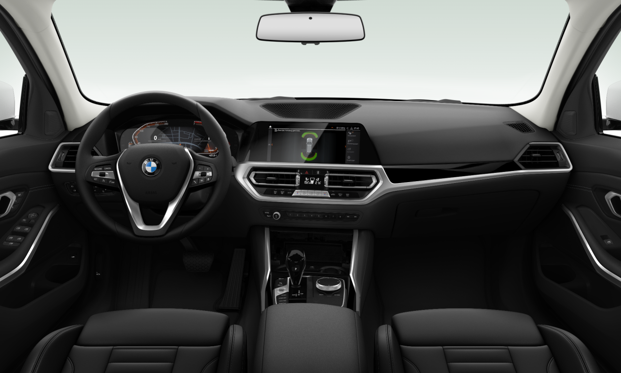 Interior of BMW 330i xDrive (G21), VIN WBA6K71010FL09529