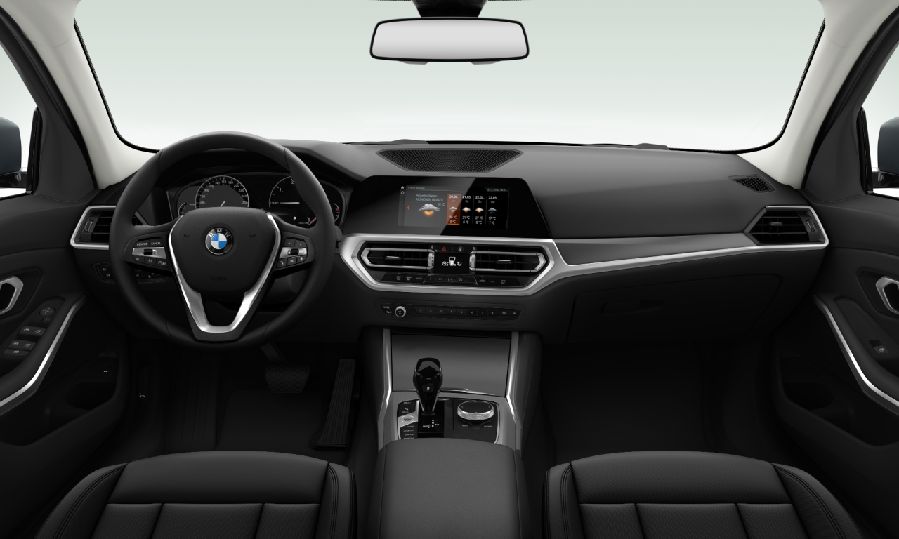 Interior of BMW 318d (G21), VIN WBA6L310X0FJ69812