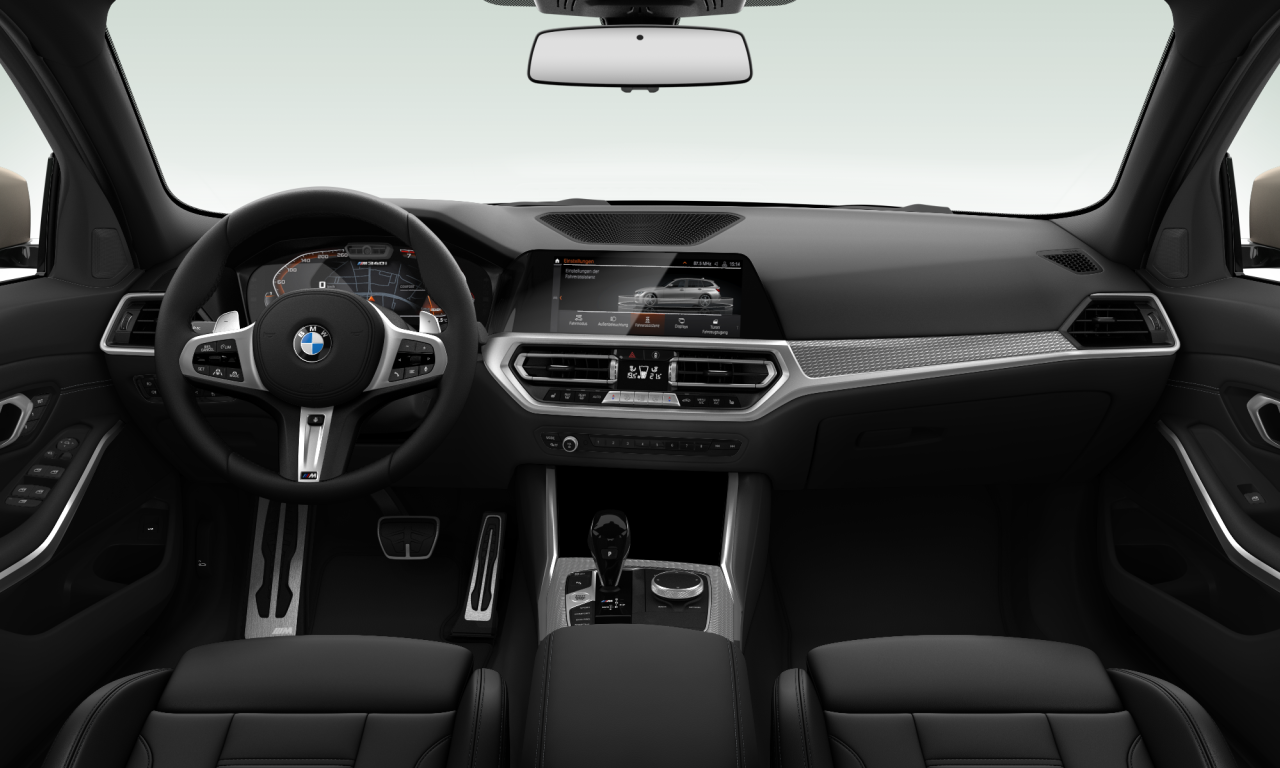 Interior of BMW M340i xDrive (G21), VIN WBA6N11020FK73645