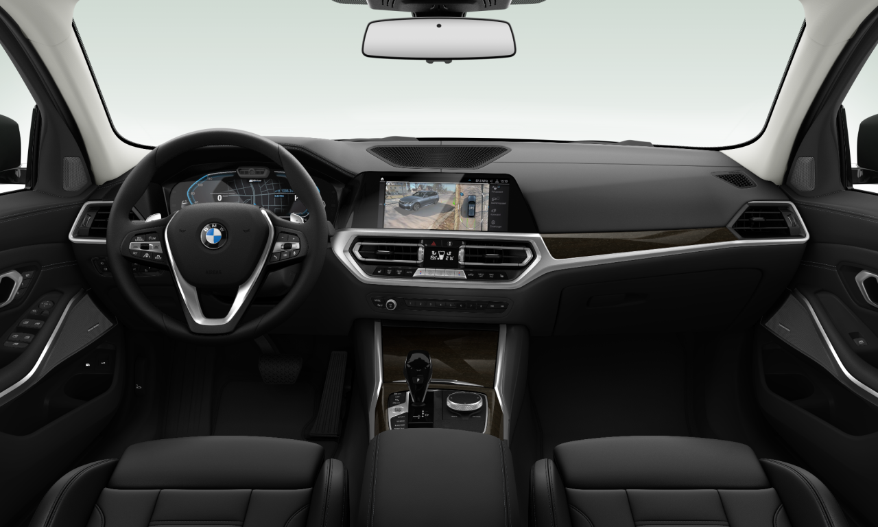Interior of 2020 BMW 330e xDrive (G21), VIN WBA6N71020FK50918