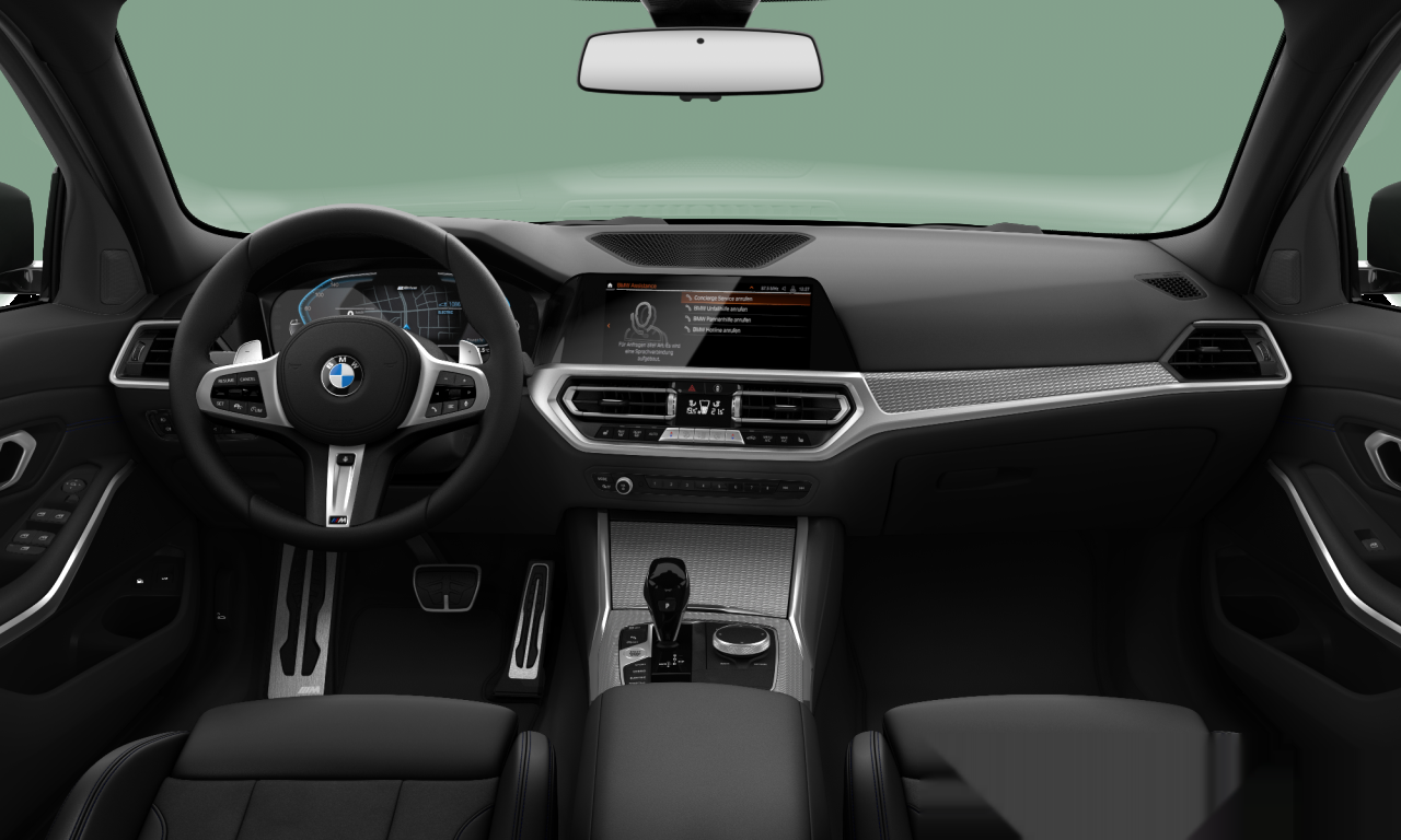 Interior of BMW 330e xDrive (G21), VIN WBA6N7106MFL04727