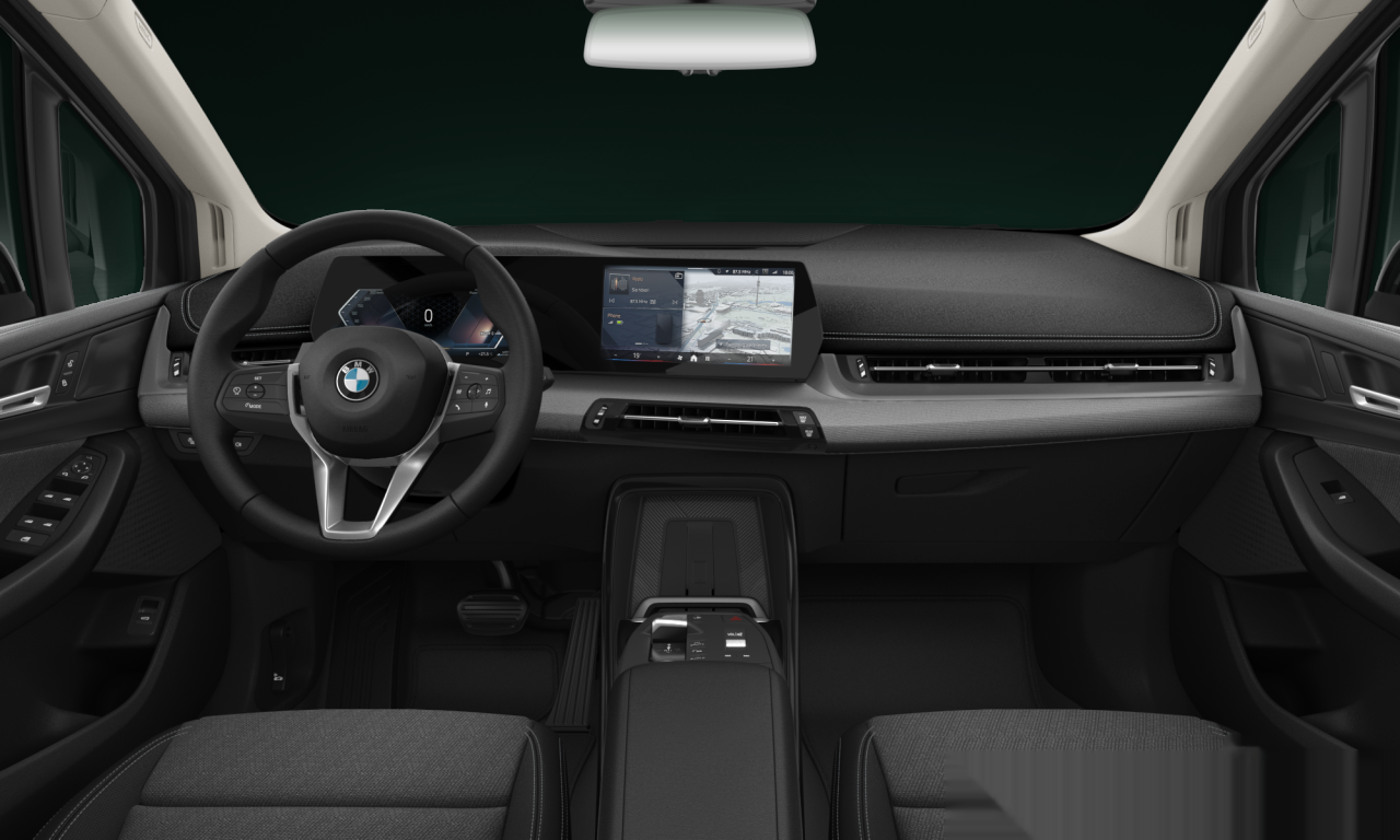 Interior of 2025 BMW 220i (U06), VIN WBA71BX0307T84471