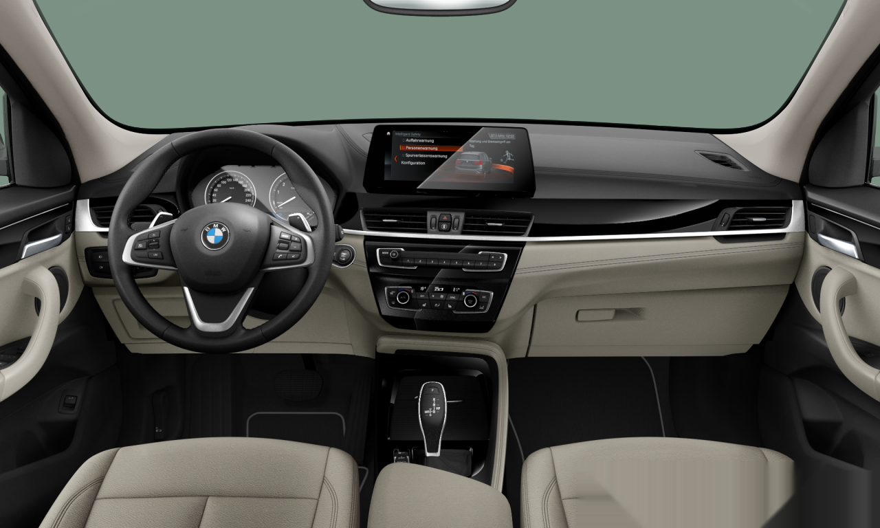 Interior of BMW X1 sDrive20i (F48 (MUE)), VIN WBA72AA0405T64869