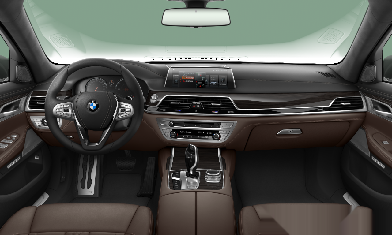 Interior of BMW 730d xDrive (G11), VIN WBA7C410X0G764003